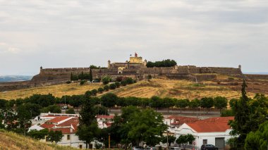Portekiz 'in eski Alba kasabası manzarası