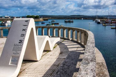 Muxia limanına geçit, Galiçya, İspanya