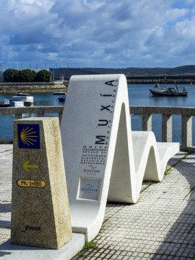 Muxia limanına geçit, Galiçya, İspanya