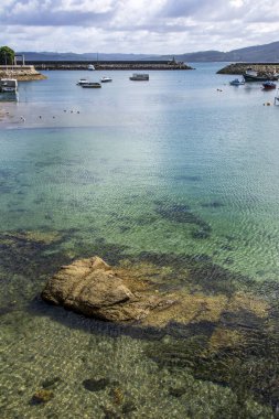 Muxia limanına geçit, Galiçya, İspanya