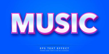 3d editable text effect