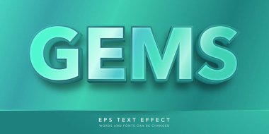 3d editable text effect