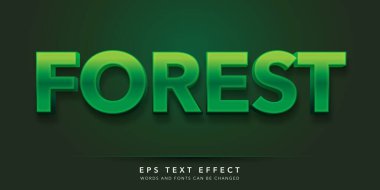 3d editable text effect