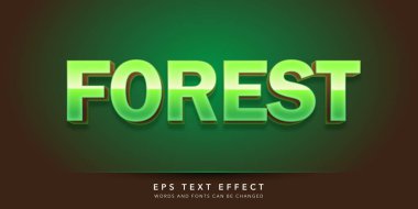 3d editable text effect