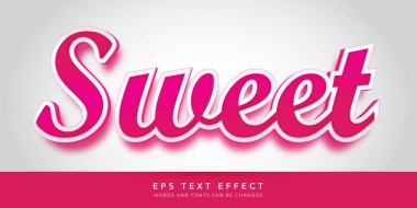 3d editable text effect