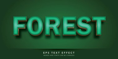 3d editable text effect