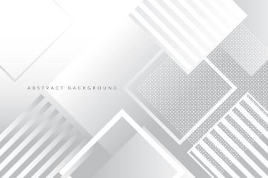 Soyut beyaz ve gri eğimli arkaplan. Modern minimalist vektör ve geometrik tasarım şablonu.