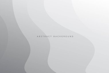 Gri ve beyaz soyut arka plan vektör çizimi. Soyut beyaz ve gri renk, geometrik şekilli modern tasarım arka planı.
