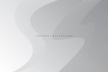 Gri ve beyaz soyut arka plan vektör çizimi. Soyut beyaz ve gri renk, geometrik şekilli modern tasarım arka planı.