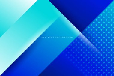 modern soyut mavi renk gradyan şablon tasarımı