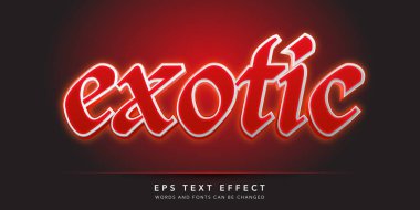 3d editable text effect