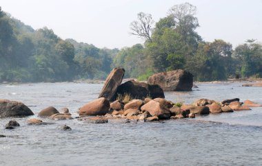 Üçüncü Şelale, Kerala, Hindistan. Göl Görünümü