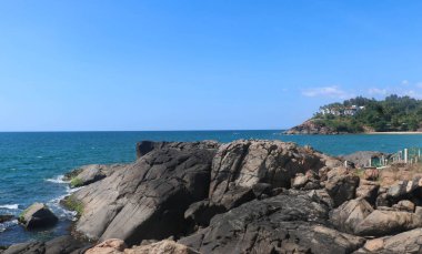 Rocky View Deniz Feneri Sahili, Kovalam, Kerala, Hindistan