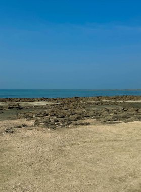 Chera Dwip 'teki Coral Plajı, Saint Martin Adası.
