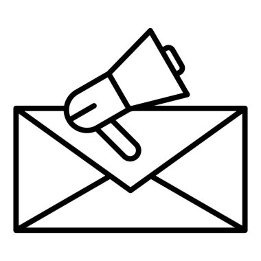 zarf e- posta simgesi vektör illüstrasyon grafik tasarımı