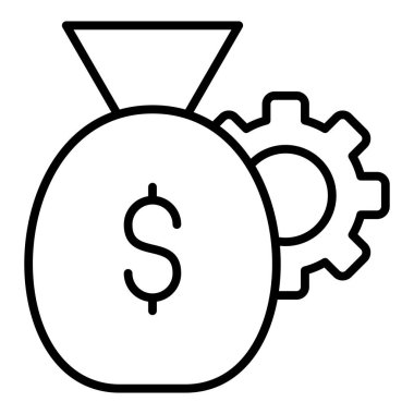 Para için. Web simgesi basit tasarım