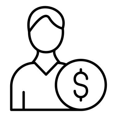 para simgesi vektör illüstrasyonu