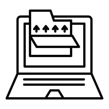 laptop with a box of paper