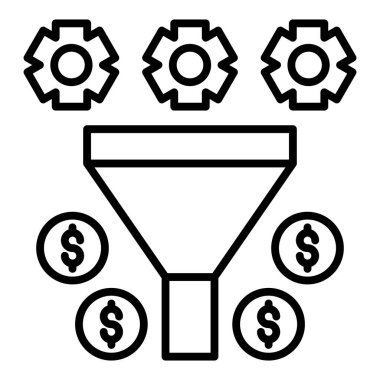 iş yönetimi simgesi vektör illüstrasyonu