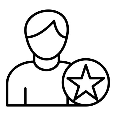 star avatar. simple illustration