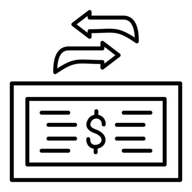 Para için. Web simgesi basit tasarım