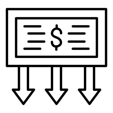 Para için. Web simgesi basit tasarım