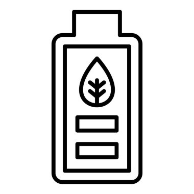 Bitki simgesinin vektör illüstrasyonu