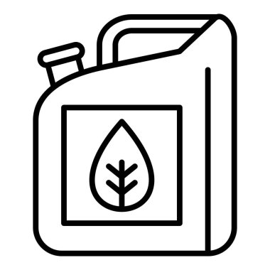 Bir torba simgesinin vektör illüstrasyonu