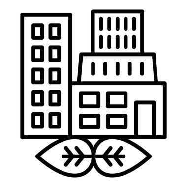 Otelde. Web simgesi basit tasarım