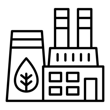 Bitki. Web simgesi basit illüstrasyon