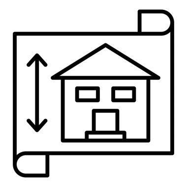 ev simgesi vektör illüstrasyonu