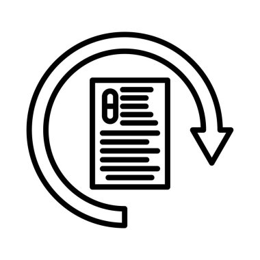 belge simgesi vektörü web ve mobil uygulama tasarımınız için beyaz arkaplanda izole edildi, pano logosu kavramı