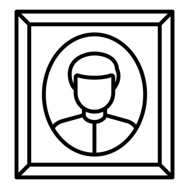 Vector Design Illustration Portrait Icon Style