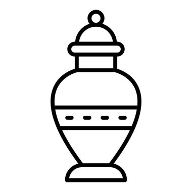 Vector Design Illustration Urn Icon Style