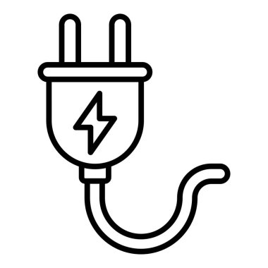 Vector Design Illustration Plug Icon Style