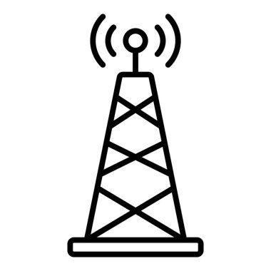 Vector Design Illustration Telecommunication Icon Style
