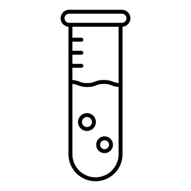 Vector Design Illustration Test Tube Icon Style