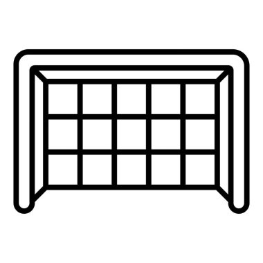 Vector Design Illustration Goal Post Icon Style
