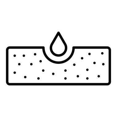 Vector Design Illustration Epidermis Icon Style