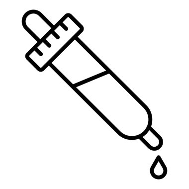 Vector Design Illustration Eye Dropper Icon Style