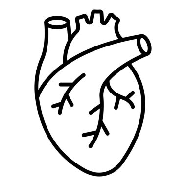 Vector Design Illustration Heart Icon Style