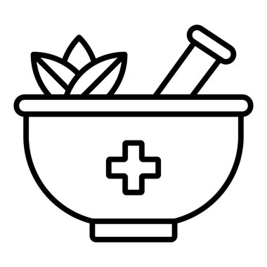 Vector Design Illustration Herbal Treatment Icon Style