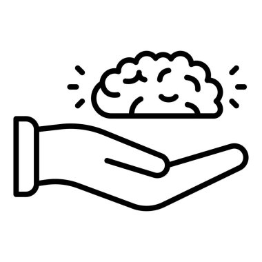 Vector Design Illustration Mind Icon Style