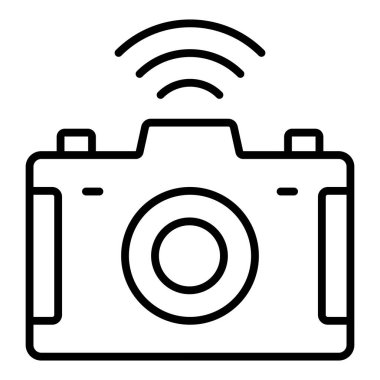 Vector Design Illustration Smart Camera Icon Style