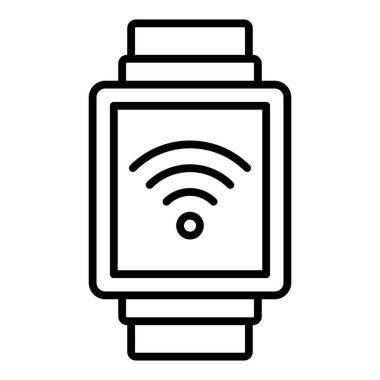 Vector Design Illustration Smart Watch Icon Style