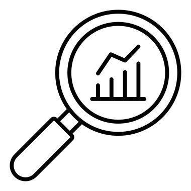 Vector Design Illustration Data Analysis Icon Style