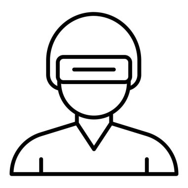 Vector Design Illustration Virtual Reality Icon Style