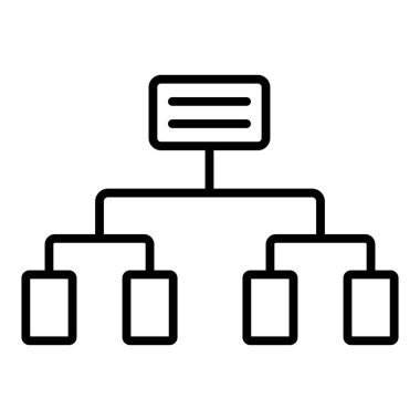 Vector Design Illustration Decision Tree Icon Style