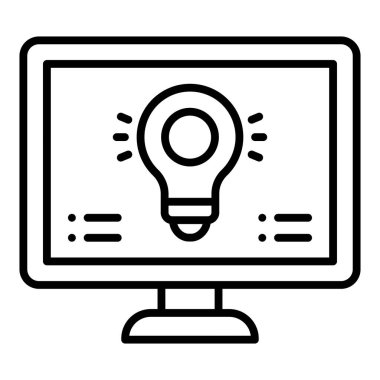 Vector Design Illustration Computer Vision Icon Style