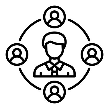 Vector Design Illustration Coaching Icon Style